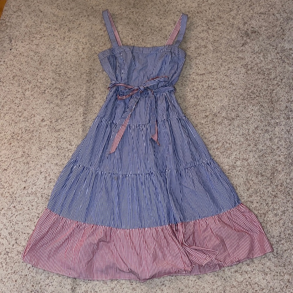 Long Striped Summer Dress